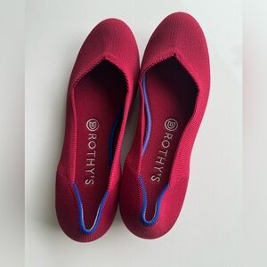 Rothy’s The Flat - Bright Red - 8.5